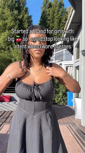 BodyCon Brand | Fuller Bust Clothing on Instagram: "Before starting, every dress I owned hung off my chest making me look like a refrigerator🥲 and if it wasn’t too loose, it was so tight that I would bust out the top. Making every dress risqué. I took a long look at my closet and decided to make a change."
