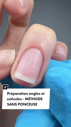 Préparation de l’ongle et des cuticules SANS PONCEUSE avant une pose américaine !!! 😍✨#ongles #preparationongle #poseamericaine #cuticules #nailsvideotutorial #pourtoi