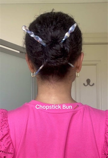 Chopstick Bun Hairstyle: Quick and Cute Tutorial