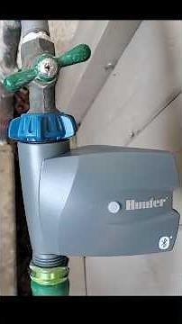 Program a Hunter BTT Bluetooth faucet timer #shorts