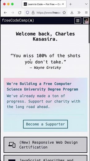 Free Computer Science Degree from FreeCodeCampe