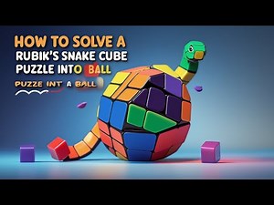 How to Solve a Rubik's Snake Cube Puzzle into a Ball | Step-by-Step Guide