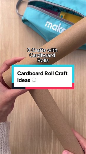 We're rolling with it! 😉📦 Hit save to remember these ideas the next time you have lots of spare cardboard rolls! 👉 Plus follow us for more creative ideas to try with Makedo! ➕ #mymakedo #cardboardcrafts #cardboard #cardboardbox #diy