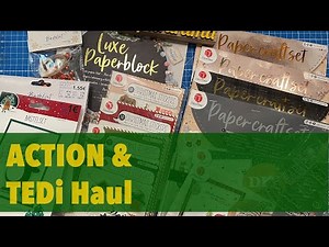 Geniale Bastelsachen von Action und TEDi / schnelle Geschenktüte basteln / Adventskalenderidee
