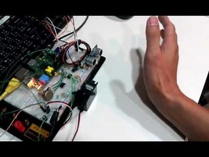 Servo control by sonar on Raspberry Pi