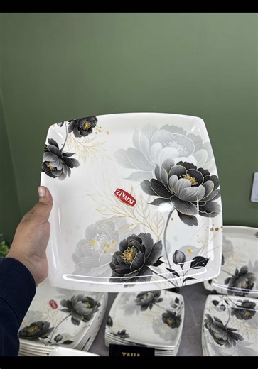 Complete Melamine Dinner Set - 72 Pieces