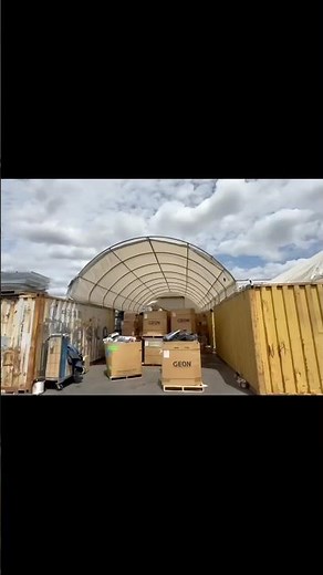 20'x40' Shipping Container Canopy Shelter