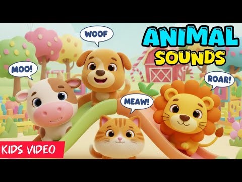 Animal Sounds/Kids video song/Animated video/#trending#cartoon 