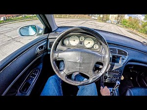 2003 Peugeot 607 [2.2 HDi 133hp] |0-100| POV Test Drive #2033 Joe Black