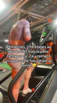 J’ai tenté de faire 400 étages en 1 heure #stairmaster