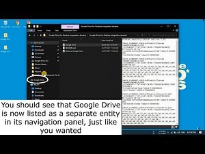 How to add Google Drive to File Explorer's sidebar (just like OneDrive or Dropbox)