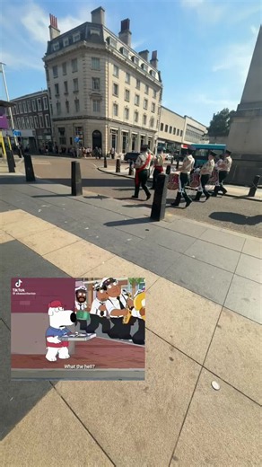#fyp #wearealljustblockingthestreet #funny #meme | We’re All Just Blocking The Street Meme
