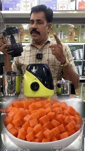 Preethi Pebby Pro Mixer Grinder with Chopping Jar