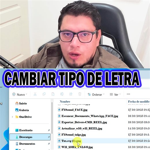 Como Cambiar la Fuente Predeterminada (Tipo de Letra) de Windows 10 y 11. #letras #computadoras #laptops #windows10 #windows11 #fblifestyle | PC fácil Digital