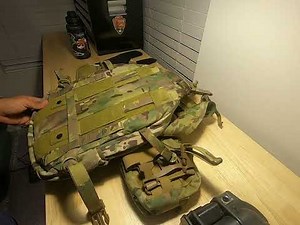 Chest rig self access backpack modification