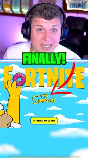 Fortnite's SIMPSONS Update is HERE 🤯 #fortnite #gaming | GhostNinja