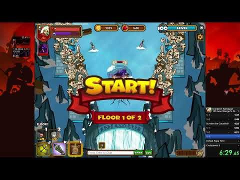 Dungeon Rampage - LVL 100 Ranger Speedrun - All Dungeons