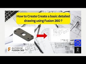 How to Create a basic Mounting Drawings | Fusion360 | Mechanical Engineering | BK Engineering