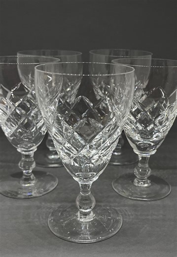 Edinburgh Crystal Claret Wine Glass - Set of 5 X - Etsy