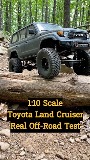 Toyota Land Cruiser RC Log Climb Challenge | Real Off Road Test