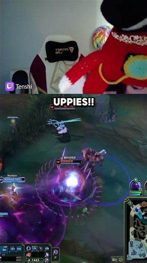 AVERAGE TENSHI GAME 😭 #leagueoflegends