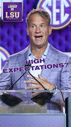 GOOD: Lane Kiffin has HIGH EXPECTATIONS #lsufootball #lanekiffin