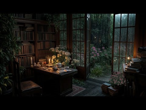 Cozy Morning Study: Tea Moments and Calm Reading Vibes