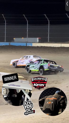 IMCA #stockcarracing at Kevin Harvicks Bakersfield Speedway #dirttrackracing #yeehww #saddleup #getitdone #racing 📸DC Media | Daniel Carver