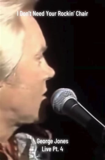 I Don’t Need Your Rockin’ Chair | George Jones | Live Pt. 4 | #90scountry #follow #fyp #georgejones | 90s Country Pt. 120