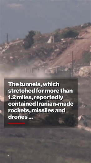 Israel Destroys Massive Iranian-Linked Tunnel Outpost in Lebanon #shorts