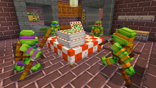 Teenage Mutant Ninja Turtles Crossover DLC Brings the Heroes in a Half Shell to Minecraft | XboxAchievements.com