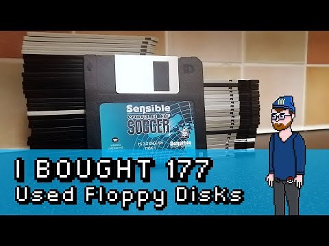 I bought 177 used Floppy Disks - Let's see what games are on them! | BestNerdLife
