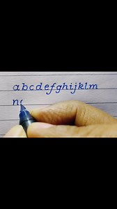 Italic small letter #handwriting #calligraphy #alphabet | pencalligraphywrites