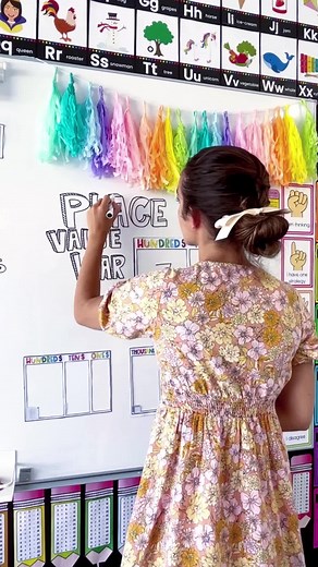 How to make it MORE ENGAGING!🍿👇🏼 You can play this all the way up to Stage 3 (where it’s much more competitive with more place value columns!) You can also play this in small groups with dice where students can switch around their dice to create the largest number! 🎲 Want to amp up the engagement even more? 🍿 Check out my ‘Popcorn Place Value’ game on TpT! 👀 In this game, students spin a number for each place value column, read the number and place a counter on a piece of popcorn if they r