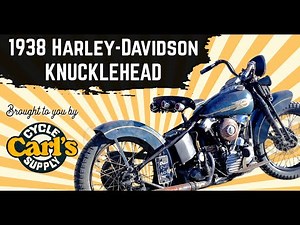 Check out this 1938 Harley-Davidson Knucklehead Bobber!!!
