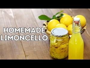How To Make Homemade Limoncello At Home | Italian Liqueur