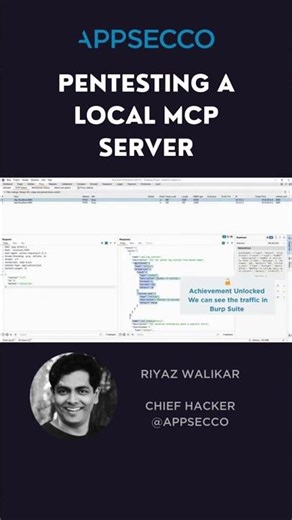 How do you pentest a local MCP Server and capture its traffic in Burp Suite? #aisecurity #burpsuite