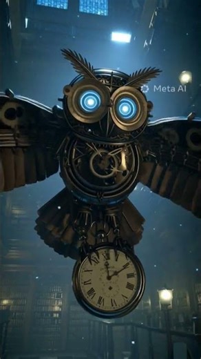 THE CLOCKWORK OWL | He Keeps The Hours | 8K HD CGI