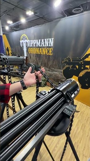 What is the perfect Gatling Gun caliber for home defense 😂