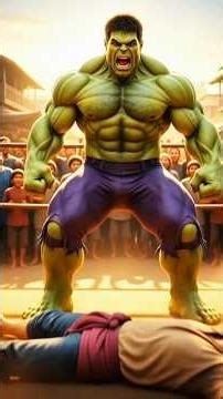 Hulk Last Fight to Save His Father 😭🔥 | Emotional Short Story #hulk #marvel #shorts