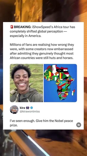 iShowSpeed's Africa tour hascompletely shifted global perception, especially in America #fypシ゚viral