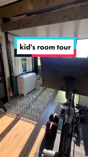 we remodeled our toy-hauler garage into a multi-functional space for our family. @heartlandrv #fyp #foryou #rv #rvtour #tinyhome #hometour