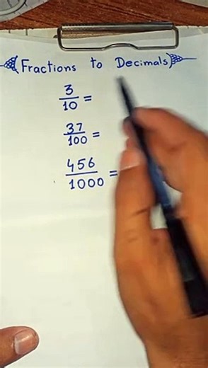 How to Convert Fractions into DECIMALS | fractions to decimals - video Dailymotion