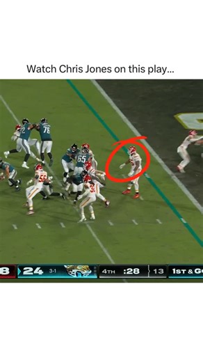 Chiefs | Fanpage on Instagram: "Obviously I’m not blaming Chris Jones for the loss. But the lack of effort on this play and the lack of discipline the entire Chiefs team has is a huge problem. It’s these small mistakes that are losing us big games. The coaching staff needs to implement changes asap."