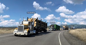 American Truck Simulator’s multiplayer convoy hits the road