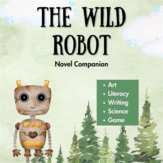 The Wild Robot Book Companion Mini Unit - Etsy