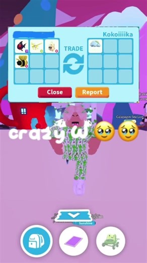 Lowk did this the other way around lol #roblox #trademe #robloxtrading #adoptme #adoptmeroblox