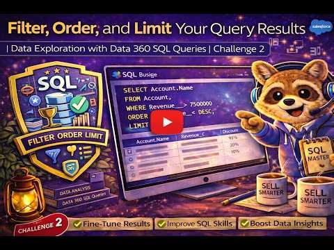 Filter, Order, and Limit Query Results Like a Pro | Data 360 SQL Challenge