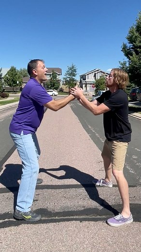 Meeting a fellow Dad that shares the same Down syndrome connection erases all awkwardness of bear hugging in the middle of the street - YOU AREOFFICIALLY BROTHERS FOR LIFE!! The Janus family adopted their son Jose from Colombia and he is a true gift to the world. He and his new brother Ty are now best buds.#advocatelikeadad #dadlife #extrachromosome #downsvndrome | That Dad Life