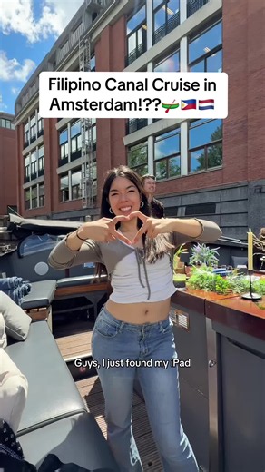 Let’s go on a Filipino Canal cruise in Amsterdam ahh @The Boat Café 🤩🤩🇳🇱 #canalcruise #amsterdamguide #amsterdamtrip #filipino #traveltok